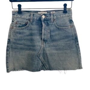 Re/Done originals denim mini skirt